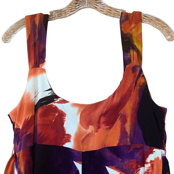 Bisou Bisou Michele Bohbot Beaded Floral Dress Sz 16 Multicolor Knee Length - Picture 5 of 11